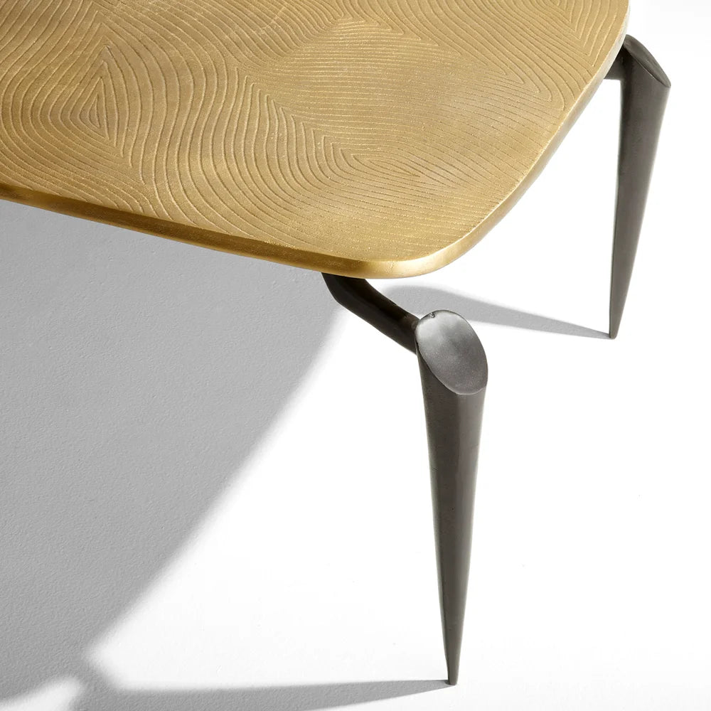Black & Gold Tarsal Coffee Table - Bombay Mercantile