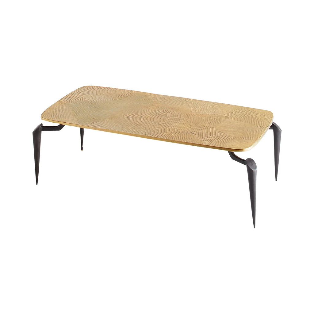 Black & Gold Tarsal Coffee Table - Bombay Mercantile