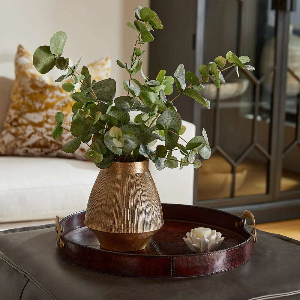 Grey Lusso Square Pouf - Bombay Mercantile