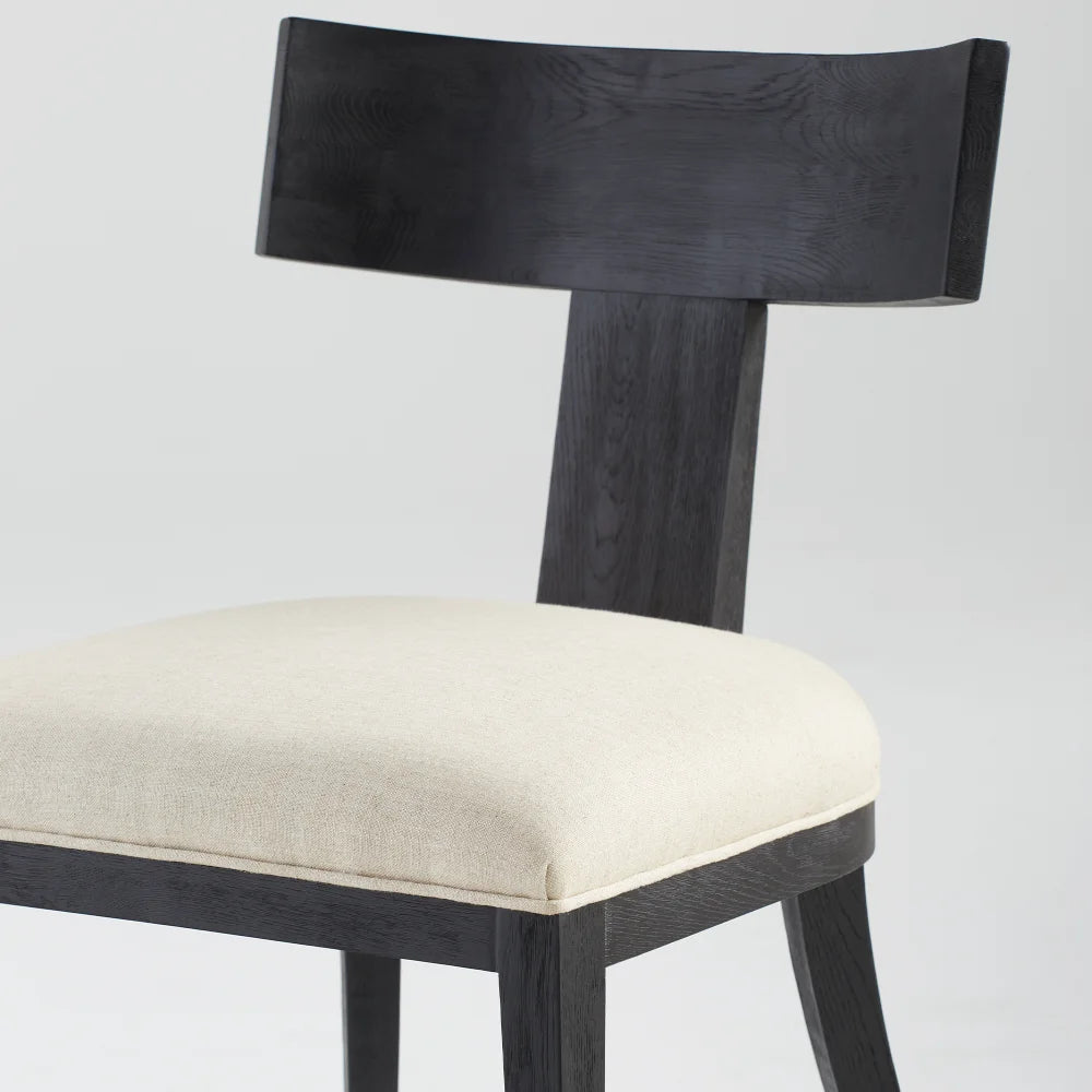 Black Sedia Dining Chair - Bombay Mercantile