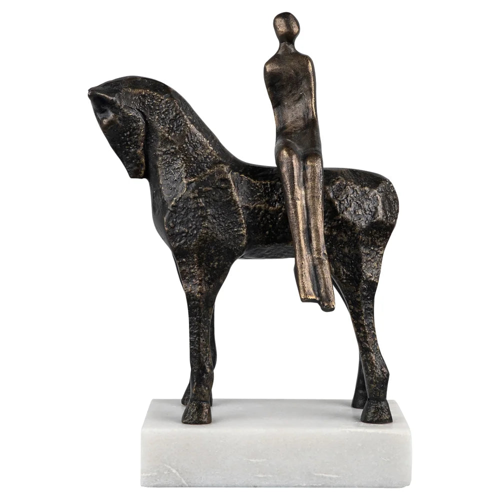 White & Black Godiva Sculpture - Bombay Mercantile