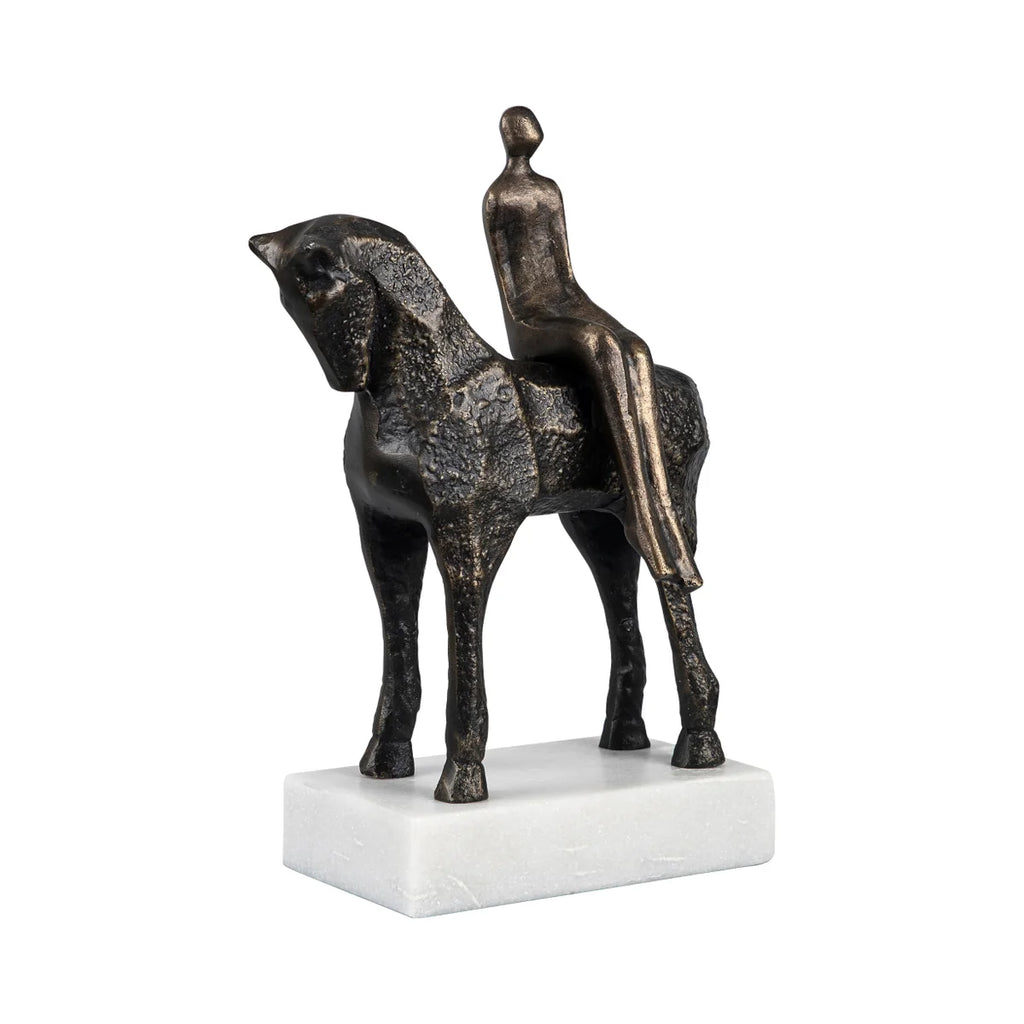 White & Black Godiva Sculpture - Bombay Mercantile