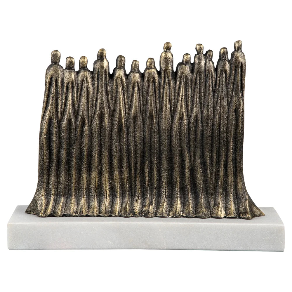 Gold Bravado Sculpture - Bombay Mercantile