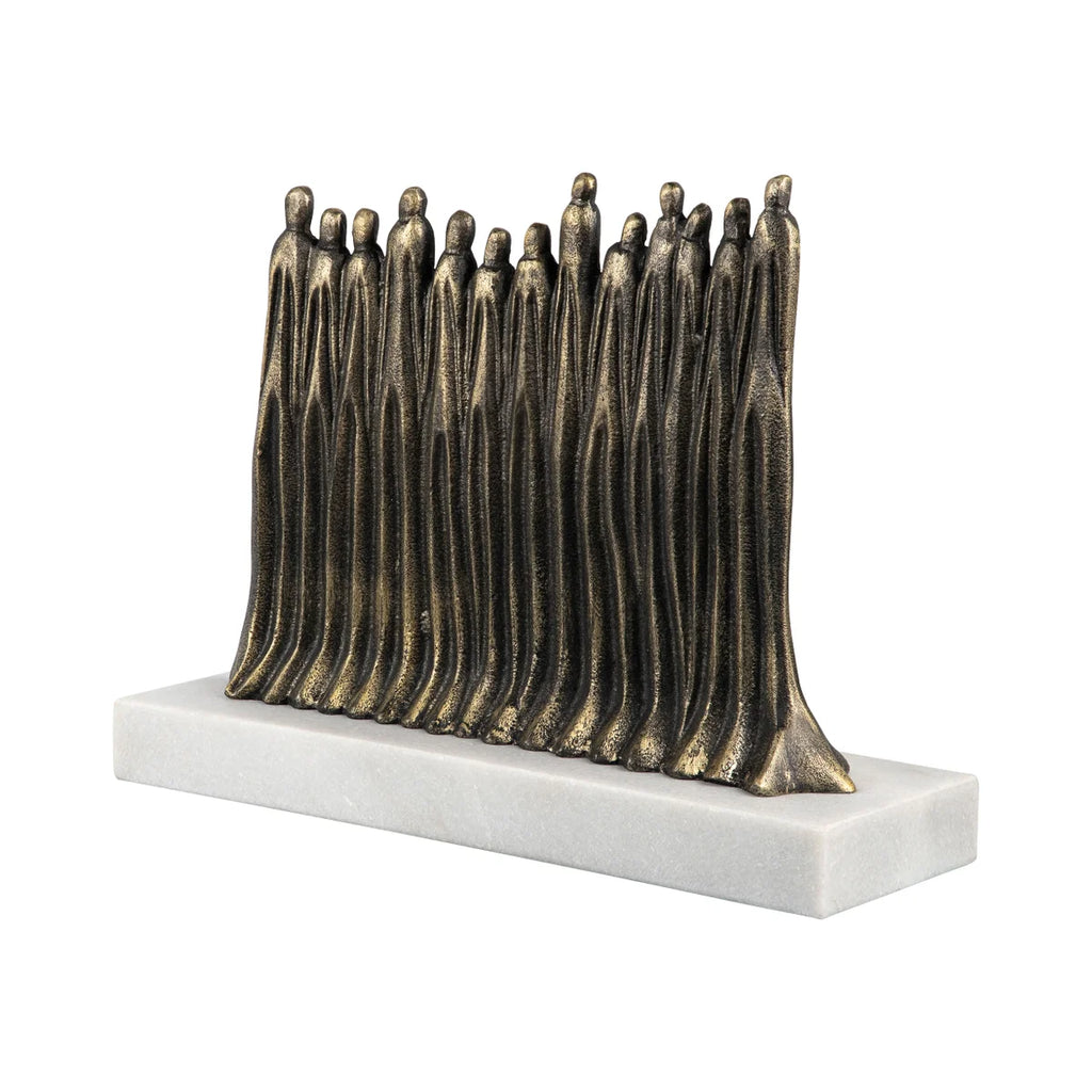 Gold Bravado Sculpture - Bombay Mercantile