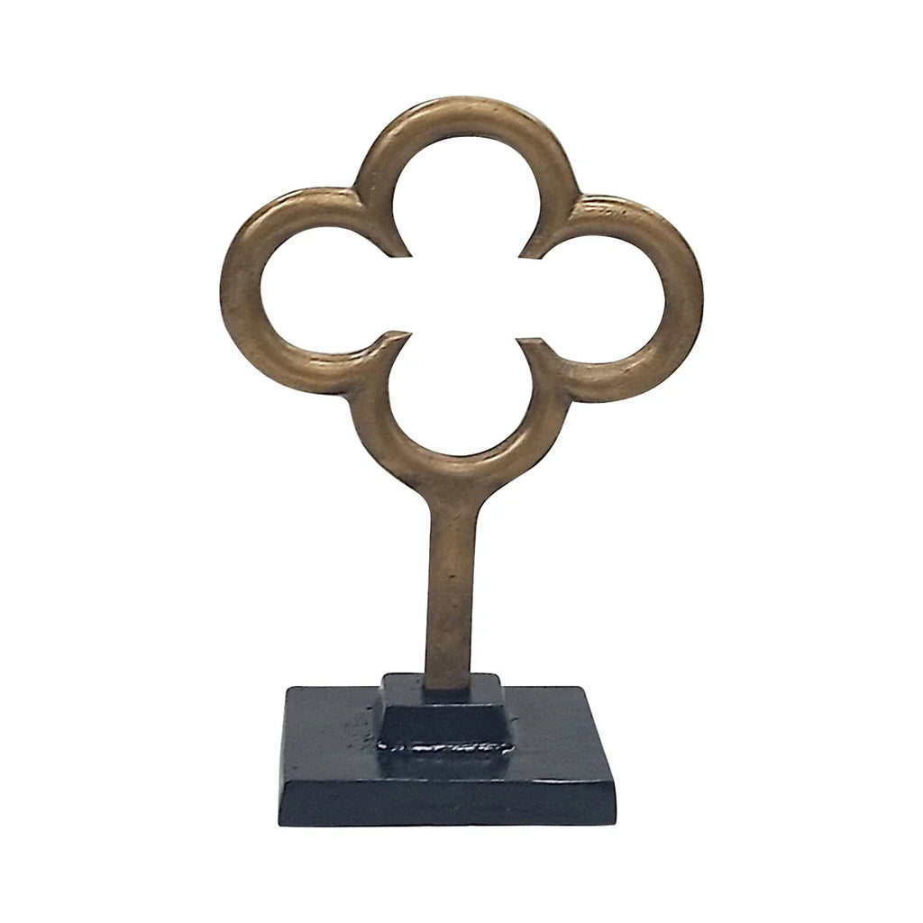Folium Sculpture, Gold - Bombay Mercantile