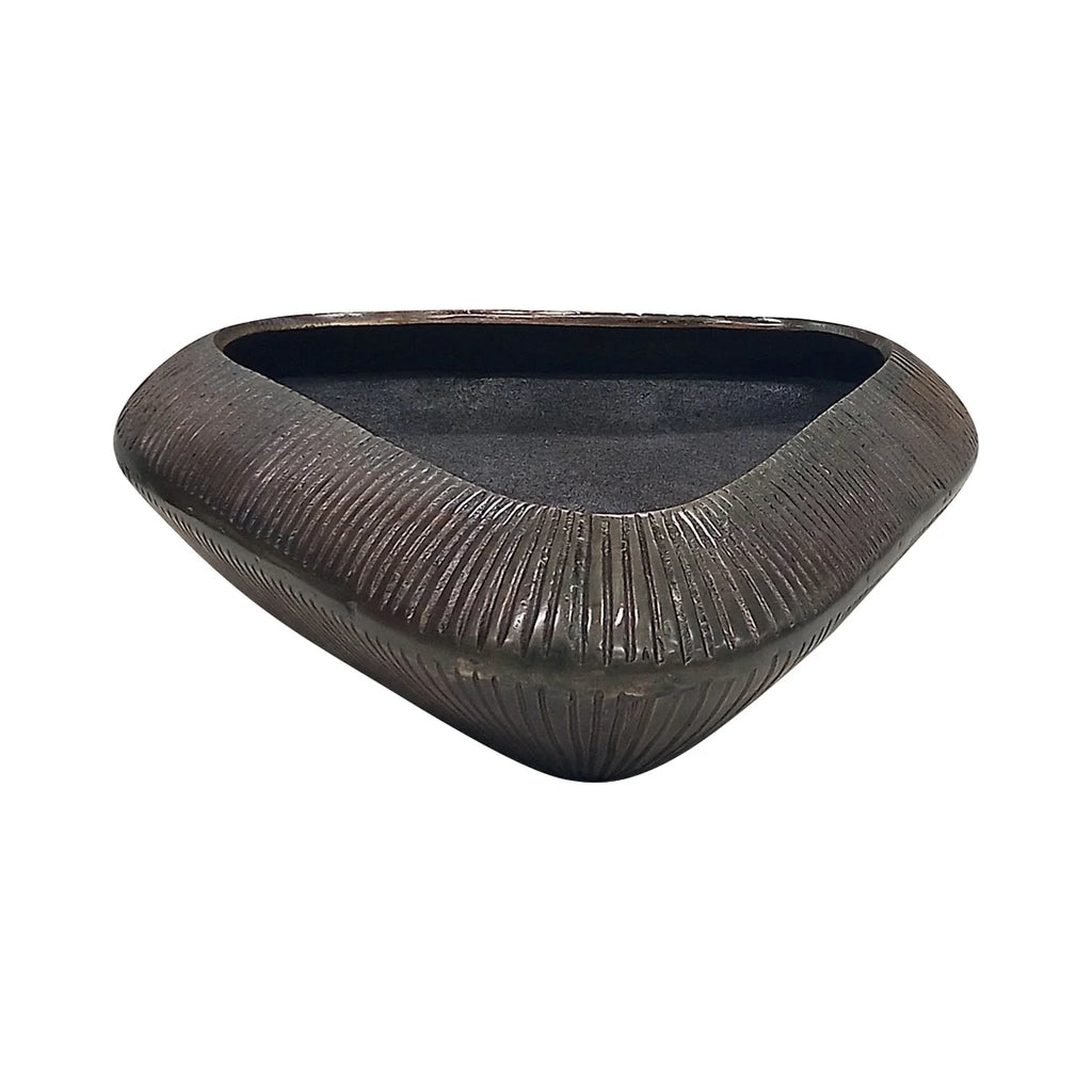 Prism Bowl, Bronze - Bombay Mercantile