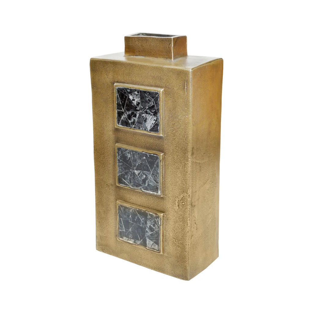 Malkata Vase, Brass - Bombay Mercantile