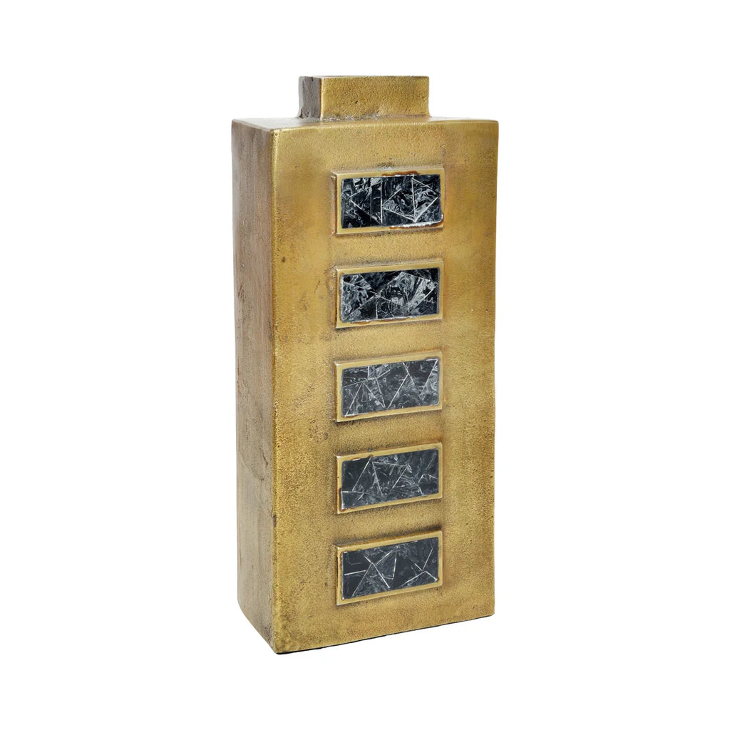 Malkata Vase, Brass - Bombay Mercantile