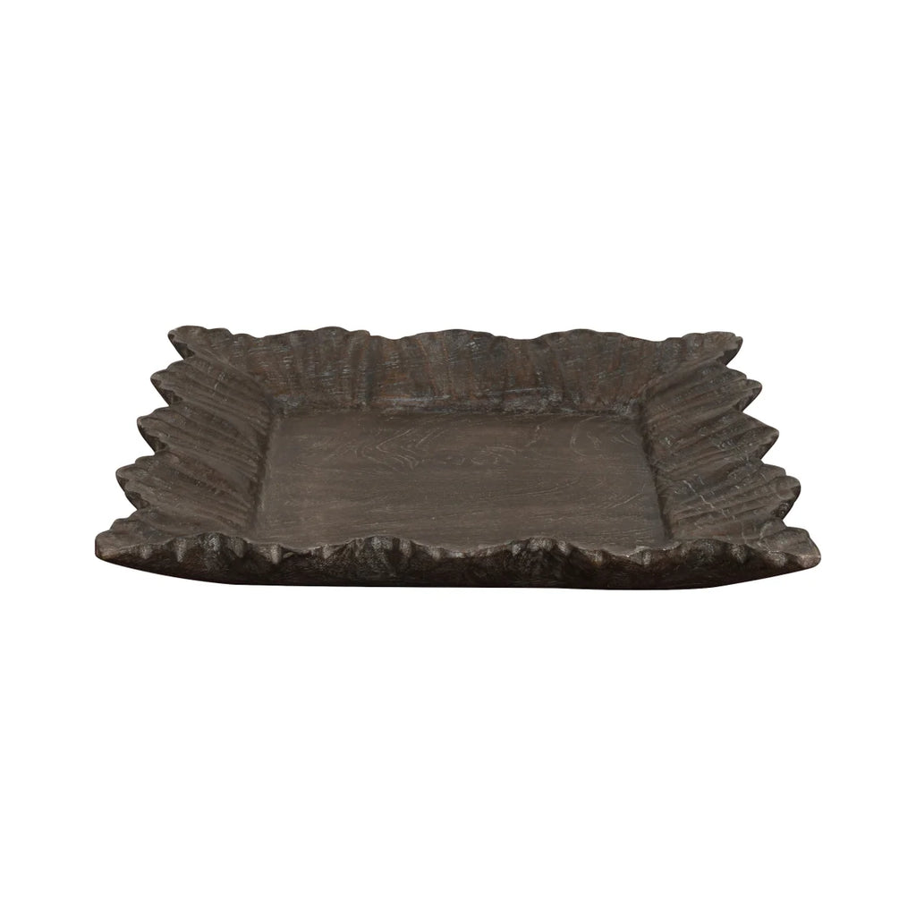 Lorenza Tray | Brown - Rectangle - Bombay Mercantile