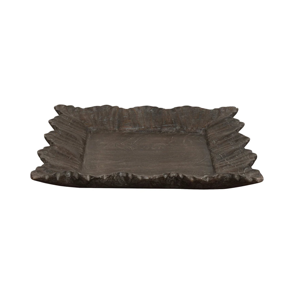 Lorenza Tray | Brown - Rectangle - Bombay Mercantile