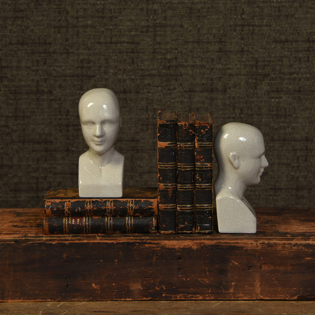 Small White Pherenology Head - Bombay Mercantile