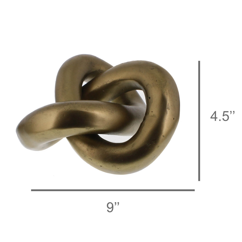 Brass Infinity knot - Bombay Mercantile