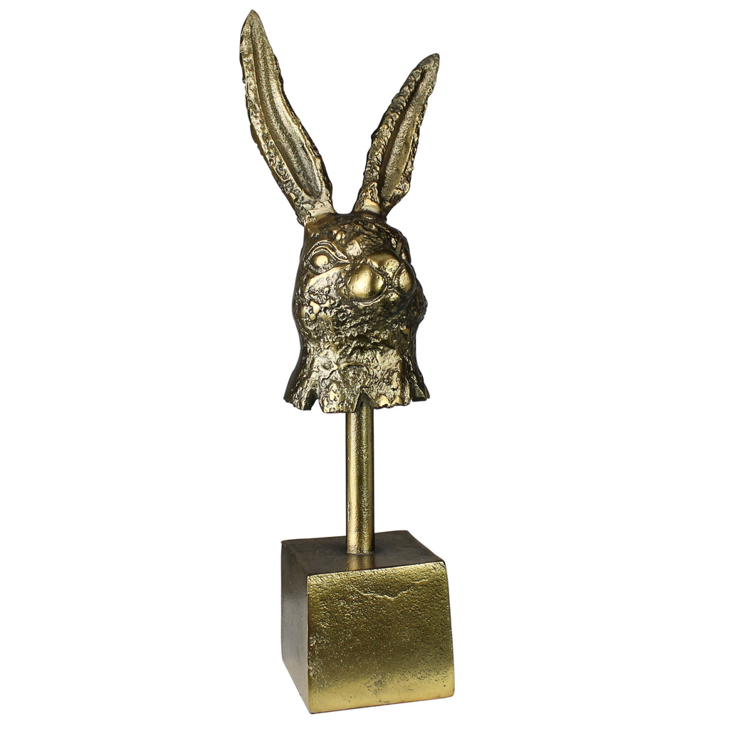 Brass Hare head - Bombay Mercantile