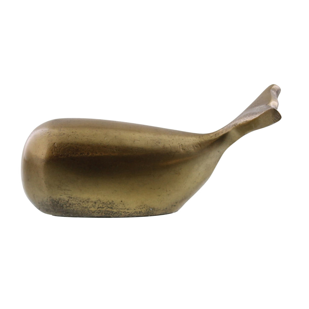 Melville Whale, Brass - Sm - Brass - The Nifty Decor
