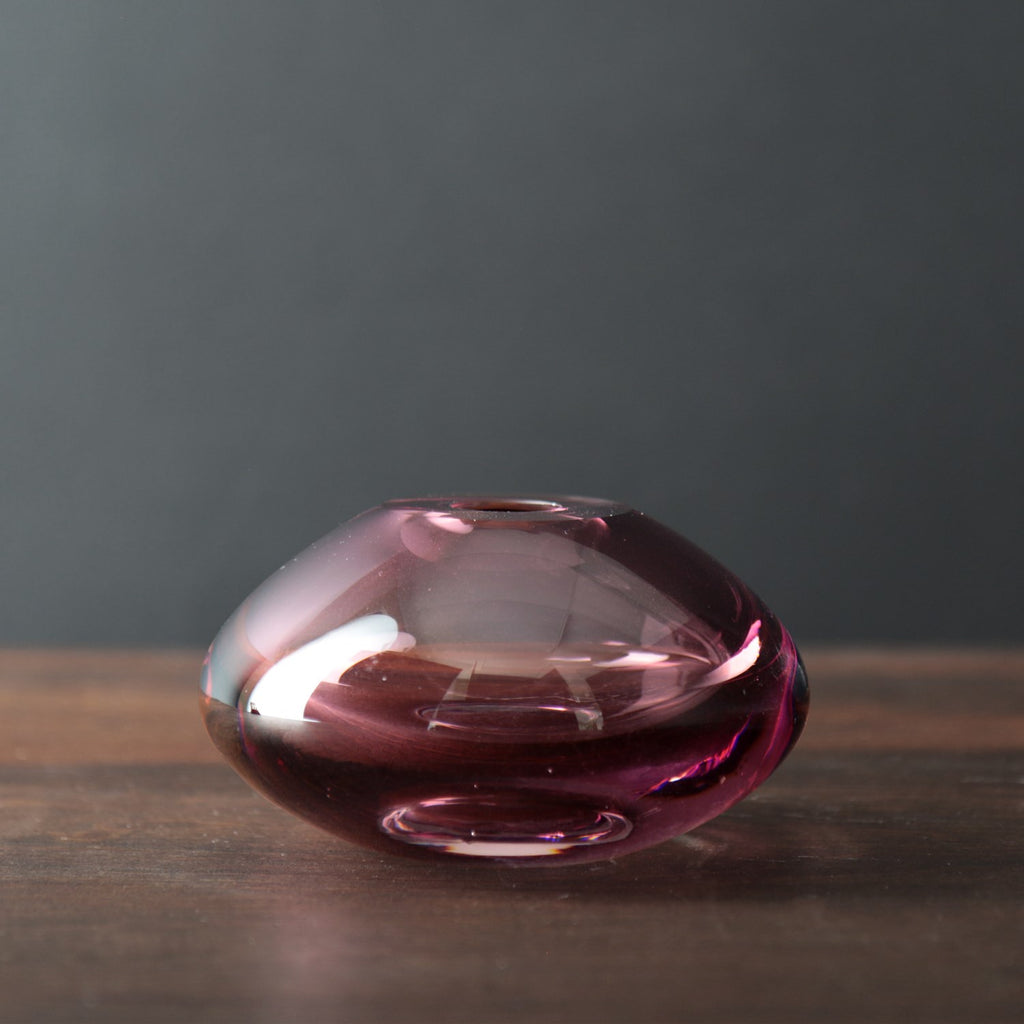 Short Amethyst Bud Vase - The Nifty Decor