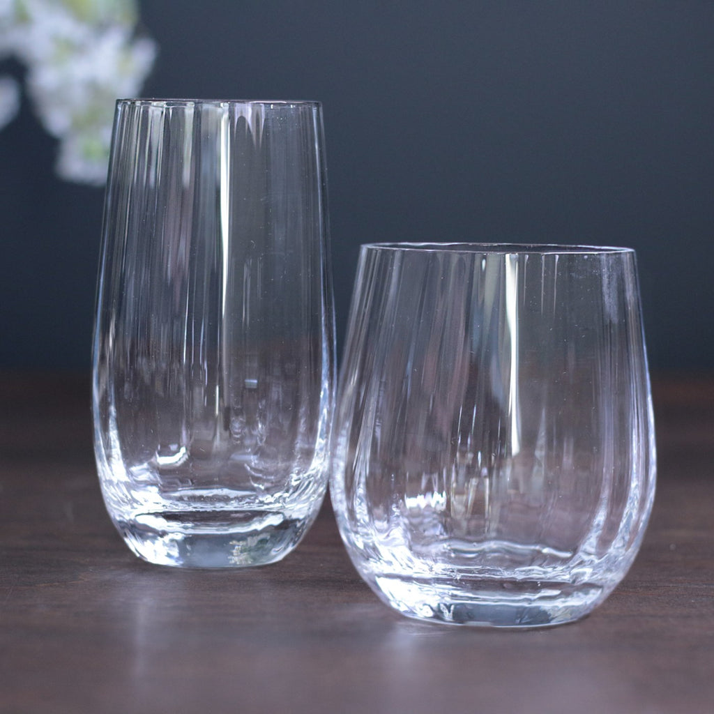Bohemian Clear Highball Glass - The Nifty Decor
