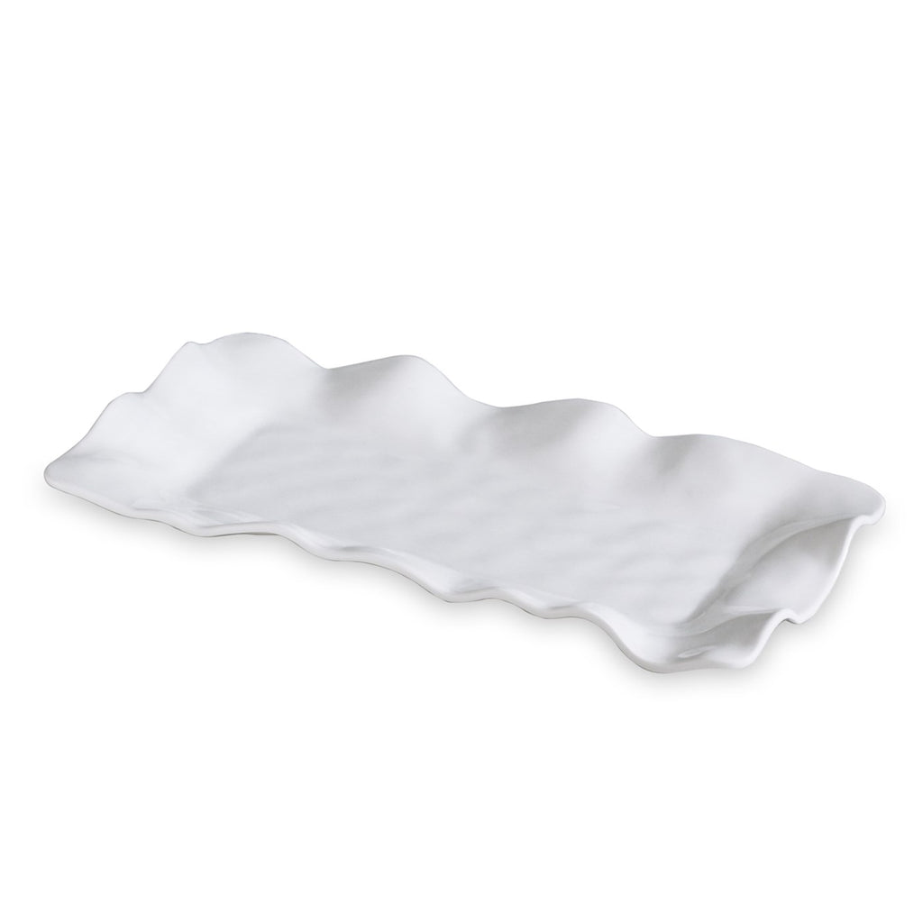 Havana Long Rectangular Tray (White) - The Nifty Decor