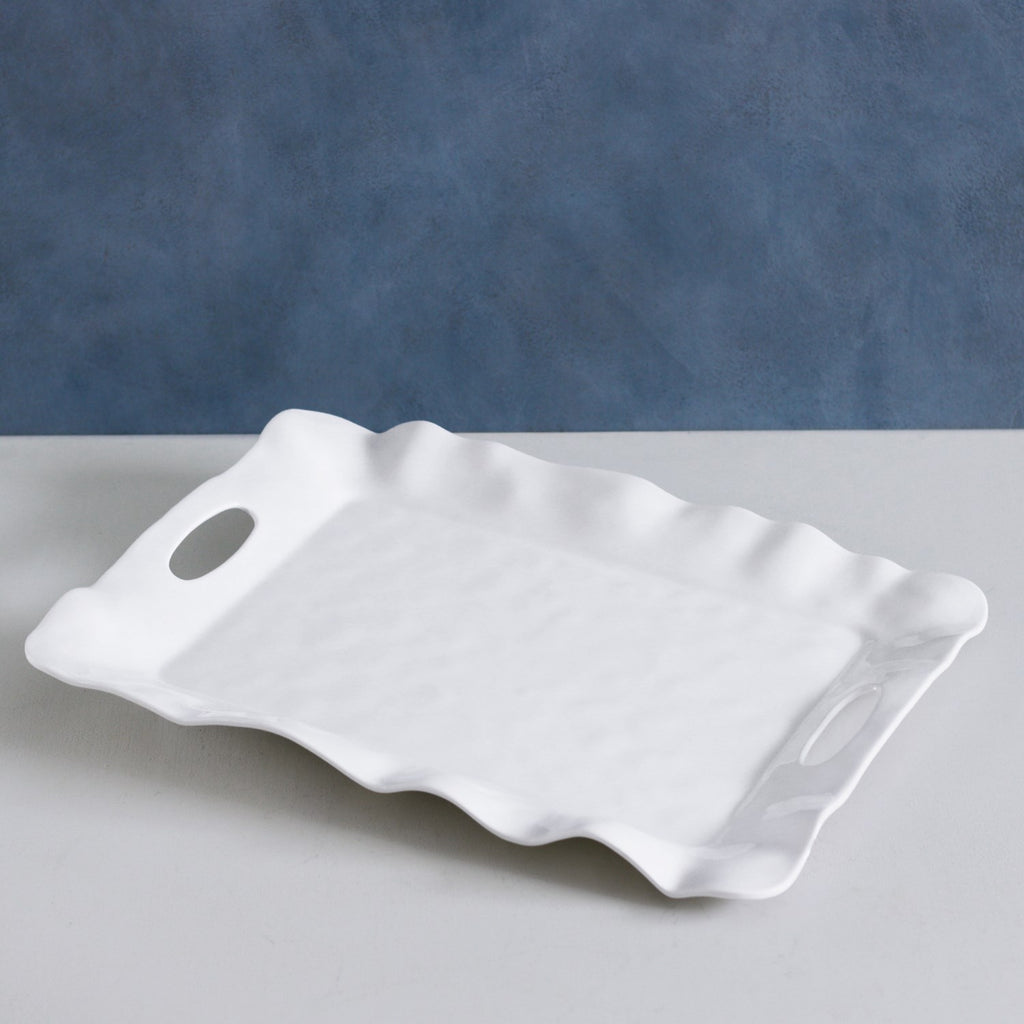 Havana Rectangular Tray (White) - The Nifty Decor