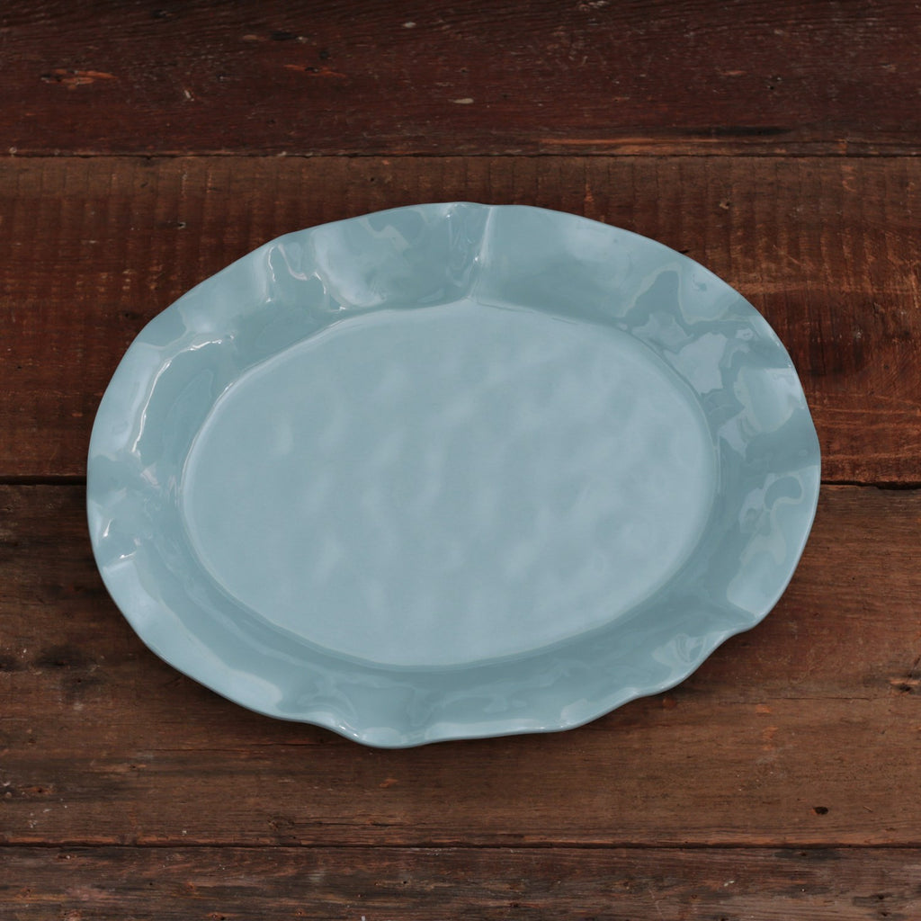 Havana Oval Platter (Aqua) - The Nifty Decor
