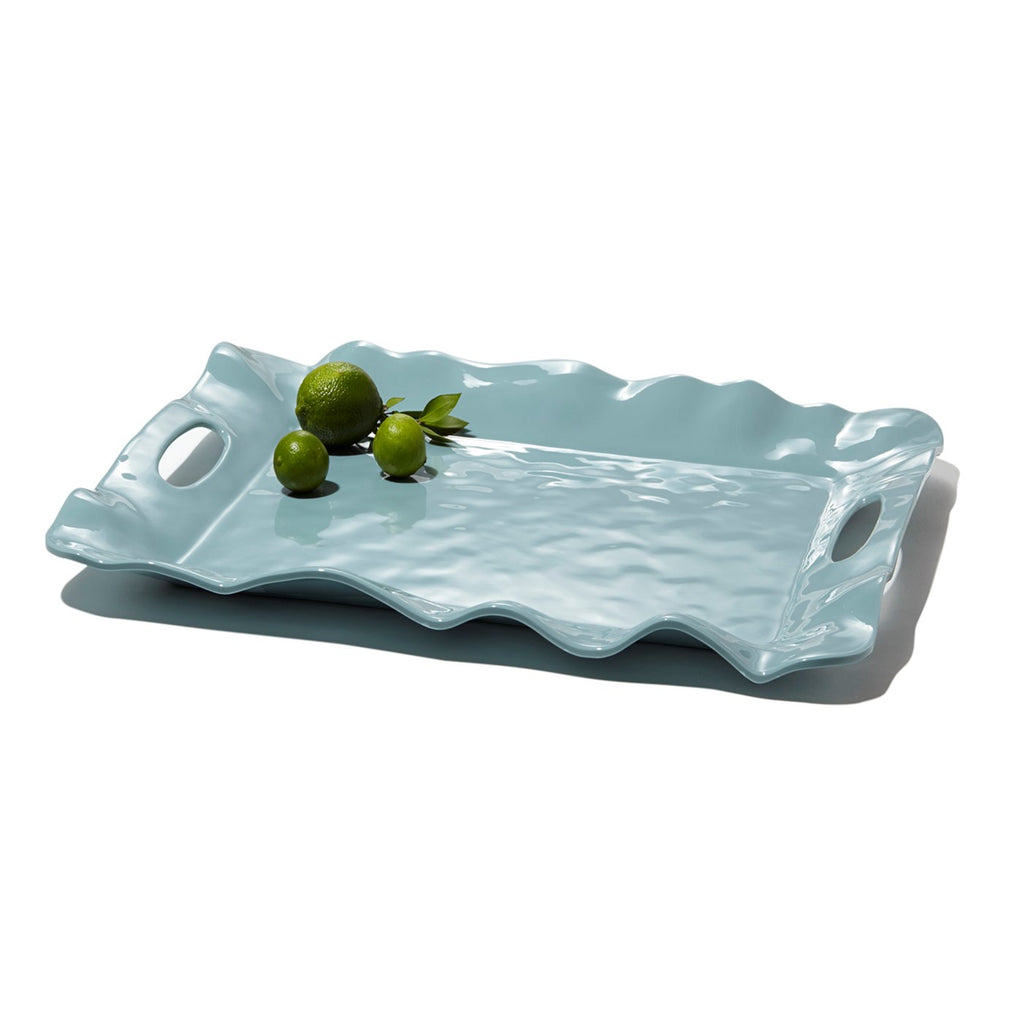 Havana Rectangular Tray (Aqua) - The Nifty Decor