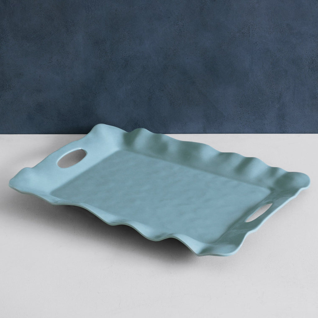 Havana Rectangular Tray (Aqua) - The Nifty Decor