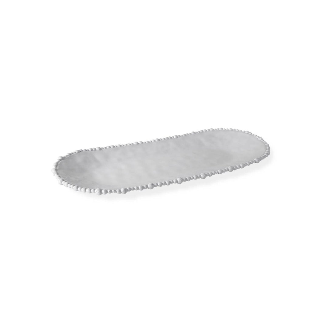 Alegria Large Oval Platter (White) - The Nifty Decor