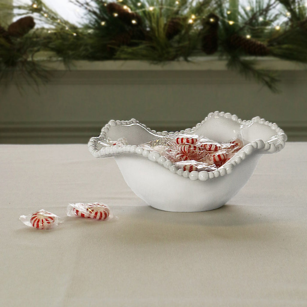 Alegria Small Sauce Bowl (White) - The Nifty Decor