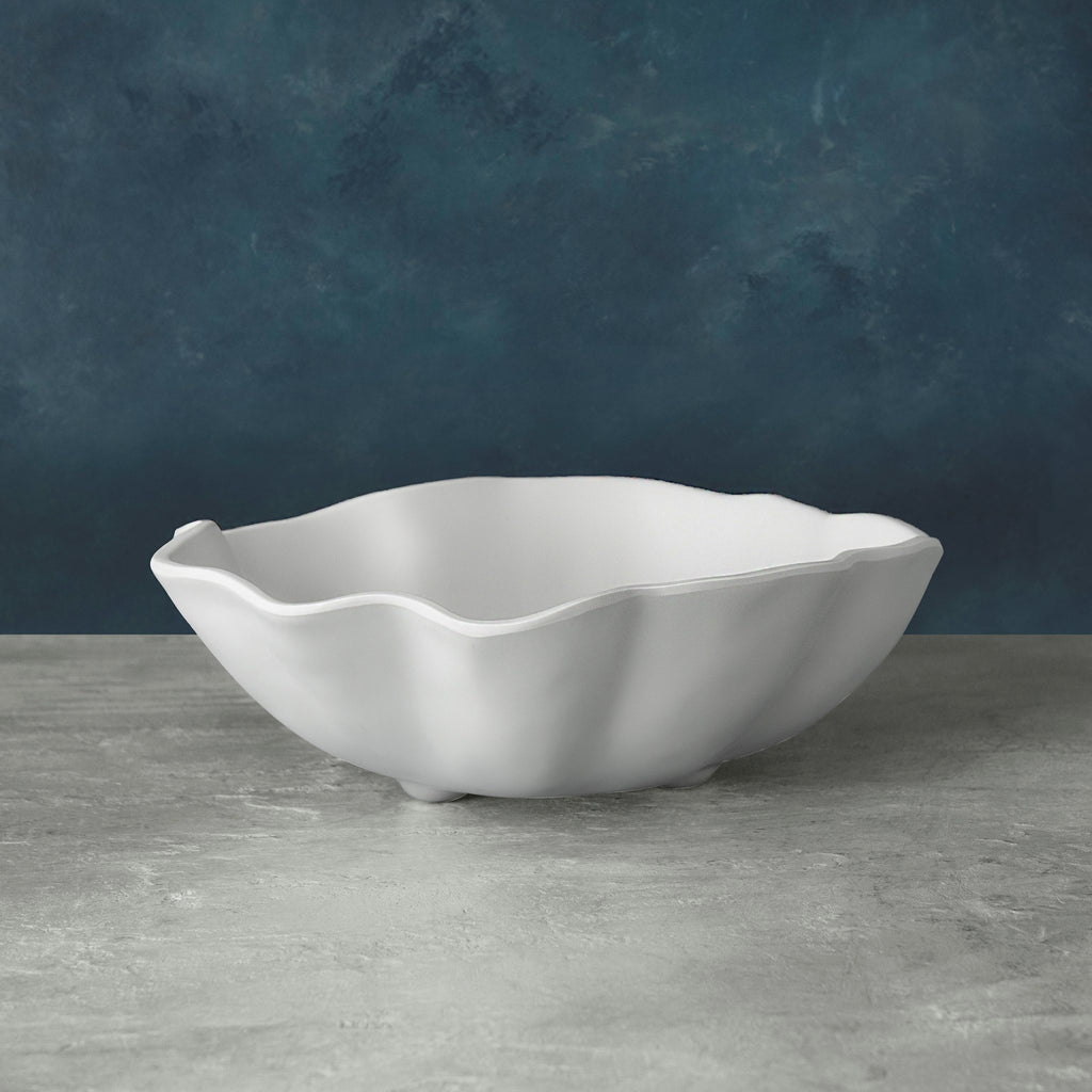 Nube Medium Bowl (White) - The Nifty Decor