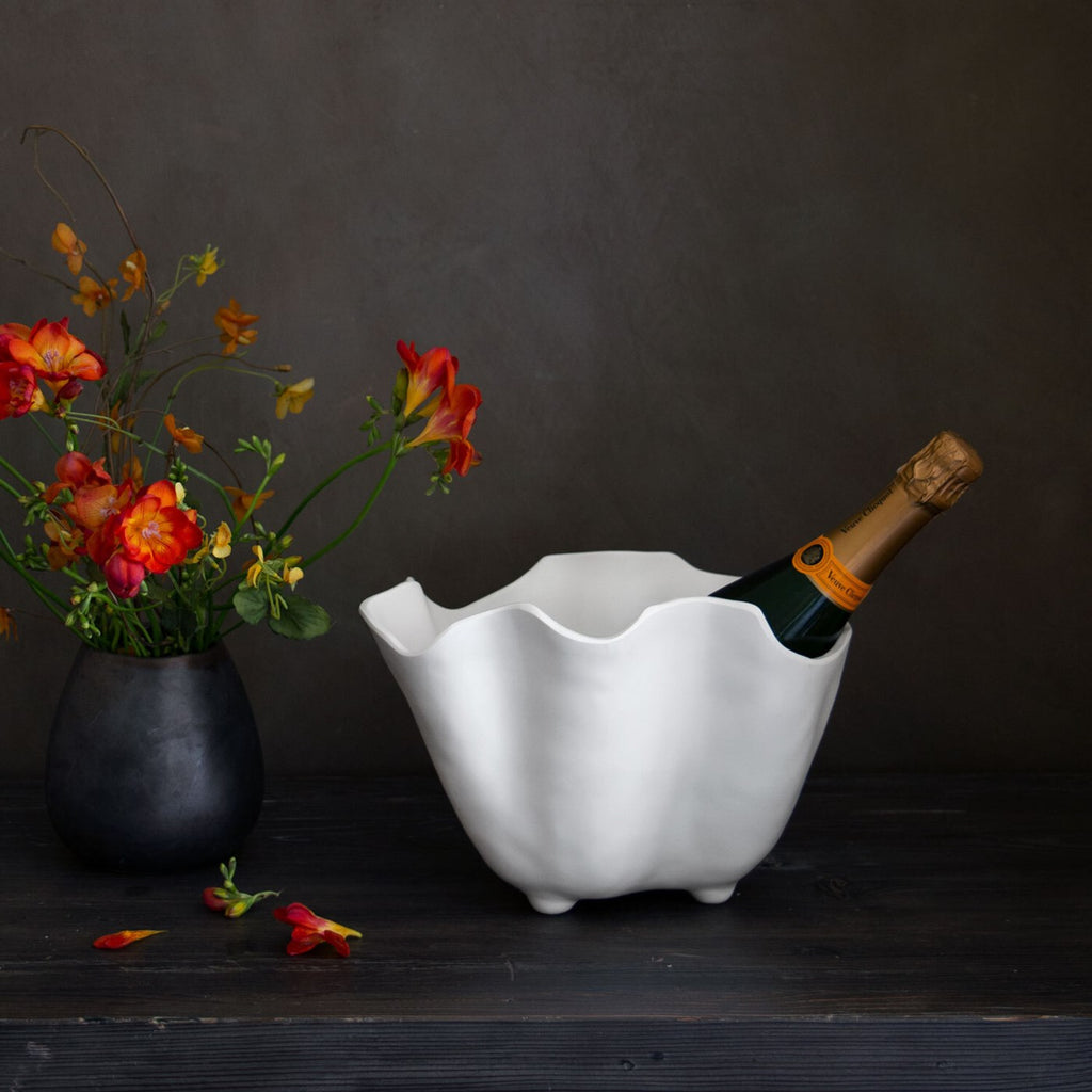 Nube Ice Bucket (White) - The Nifty Decor