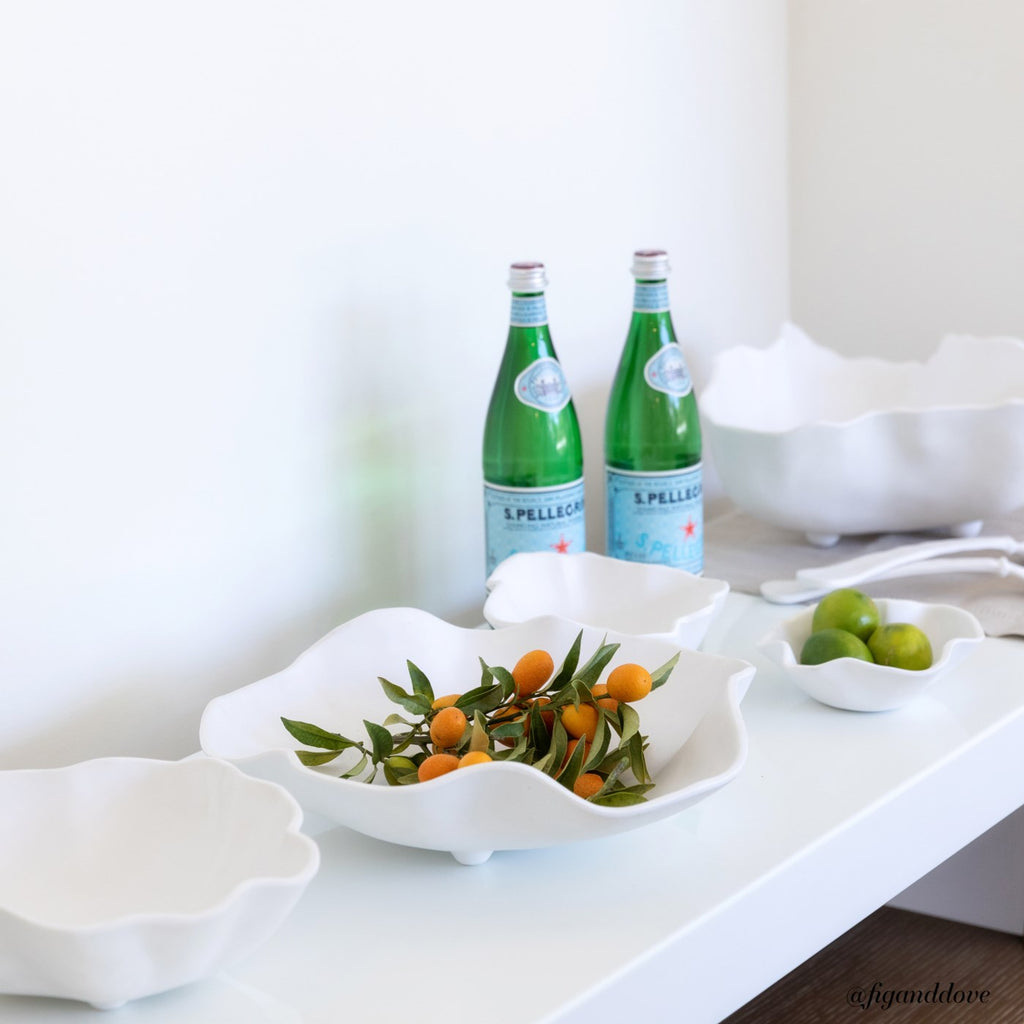 Nube Bowl with Dip (White) - The Nifty Decor