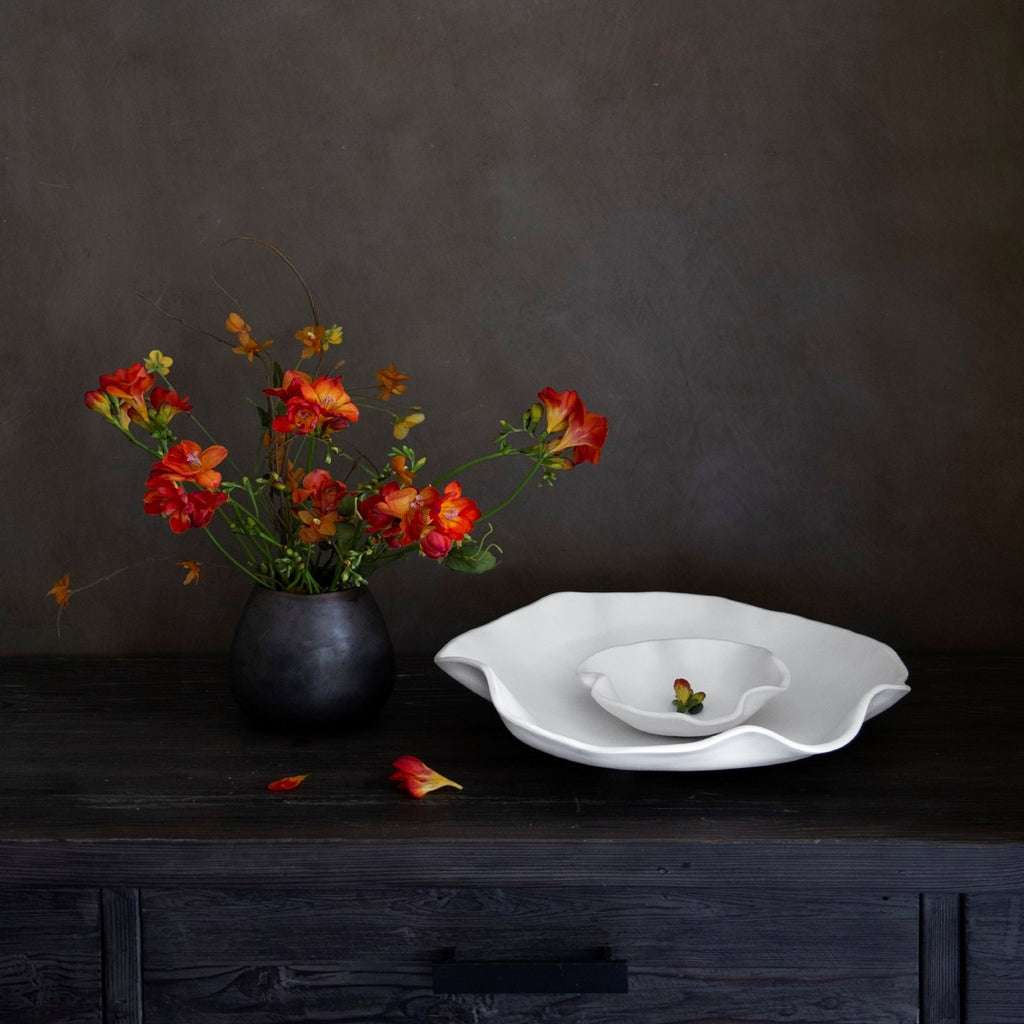 Nube Bowl with Dip (White) - The Nifty Decor