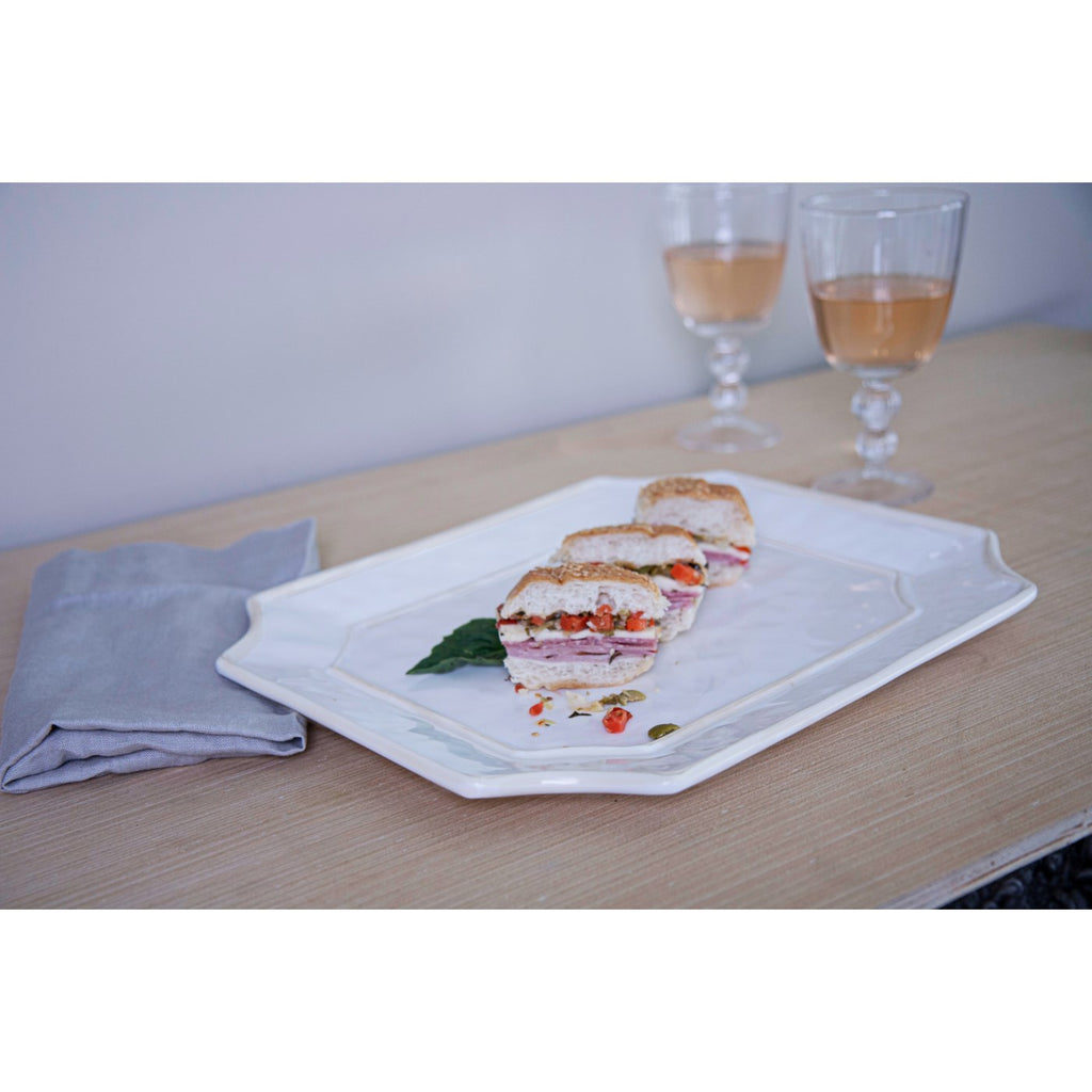 Charleston Rectangular Tray (White) - The Nifty Decor