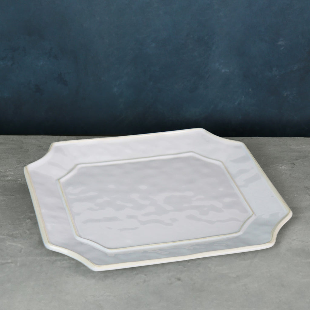 Charleston Rectangular Tray (White) - The Nifty Decor