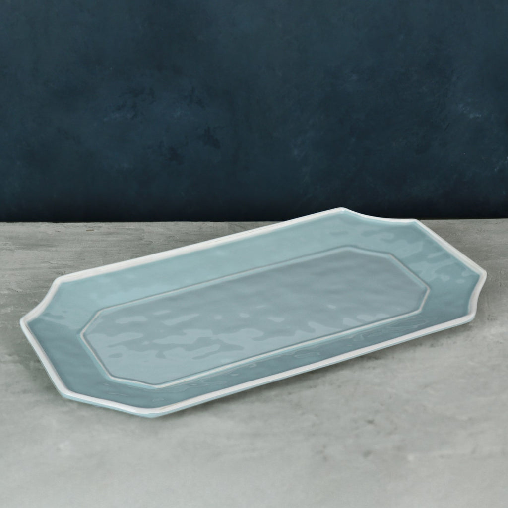 Charleston Long Rectangular Tray (Blue) - The Nifty Decor