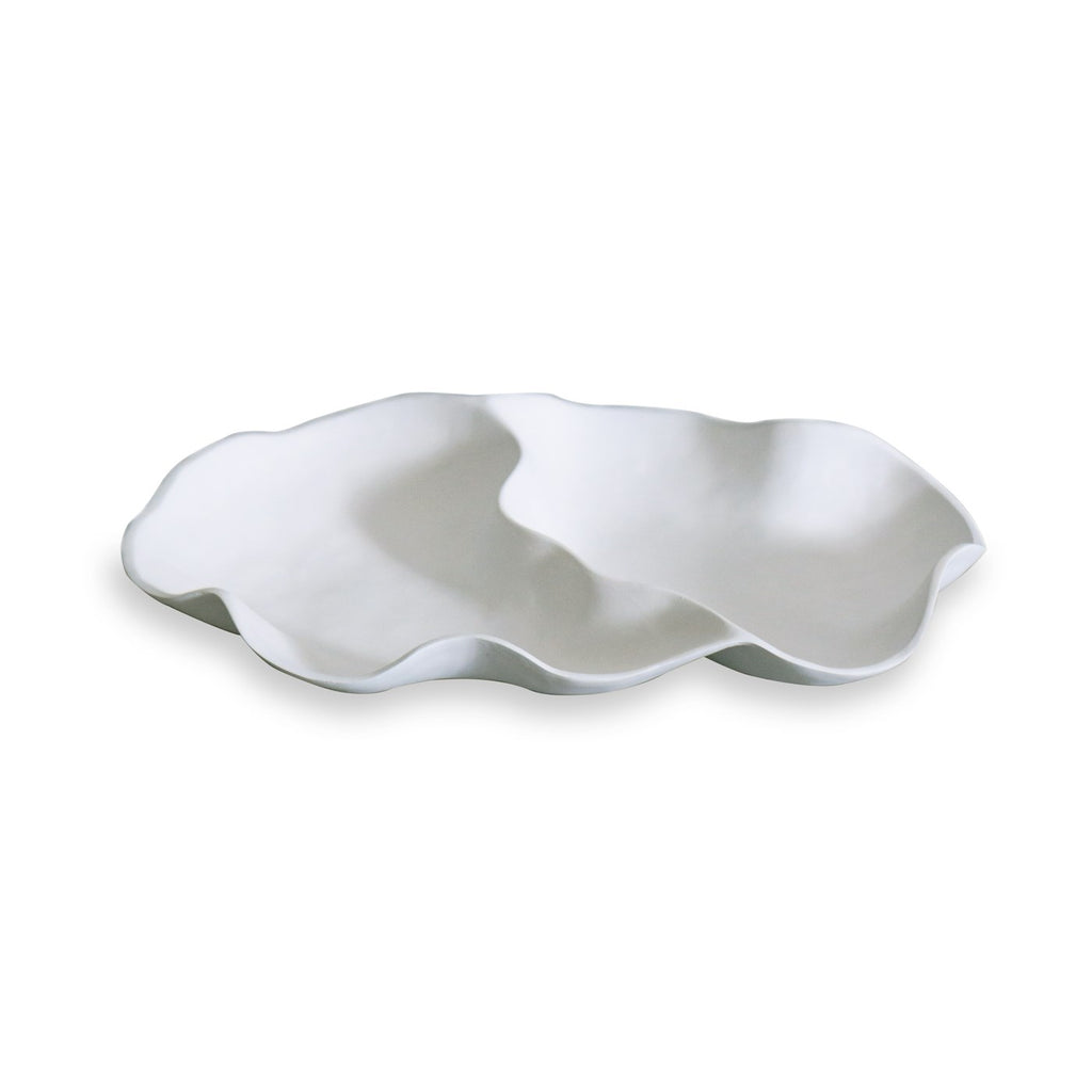 Nube Large Double Dip (White) - The Nifty Decor