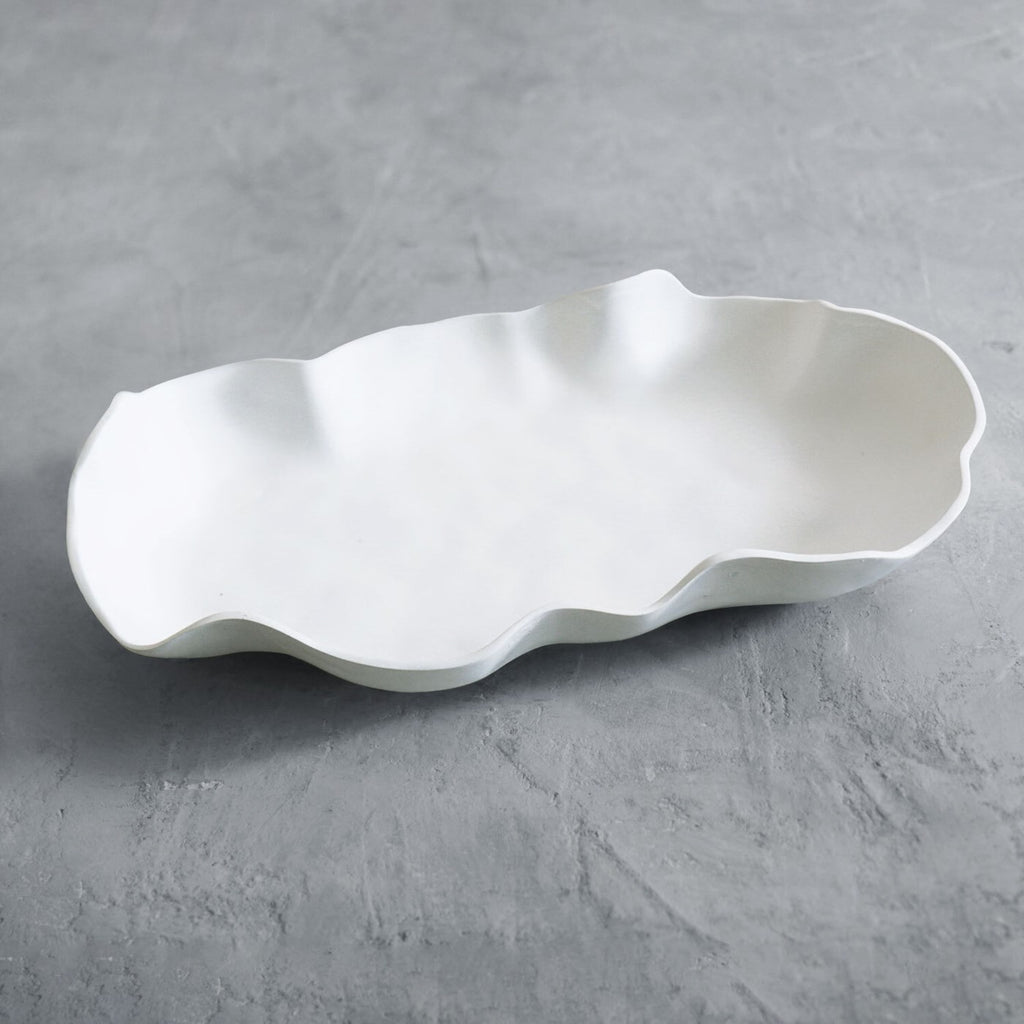 Nube Large Platter (White) - The Nifty Decor