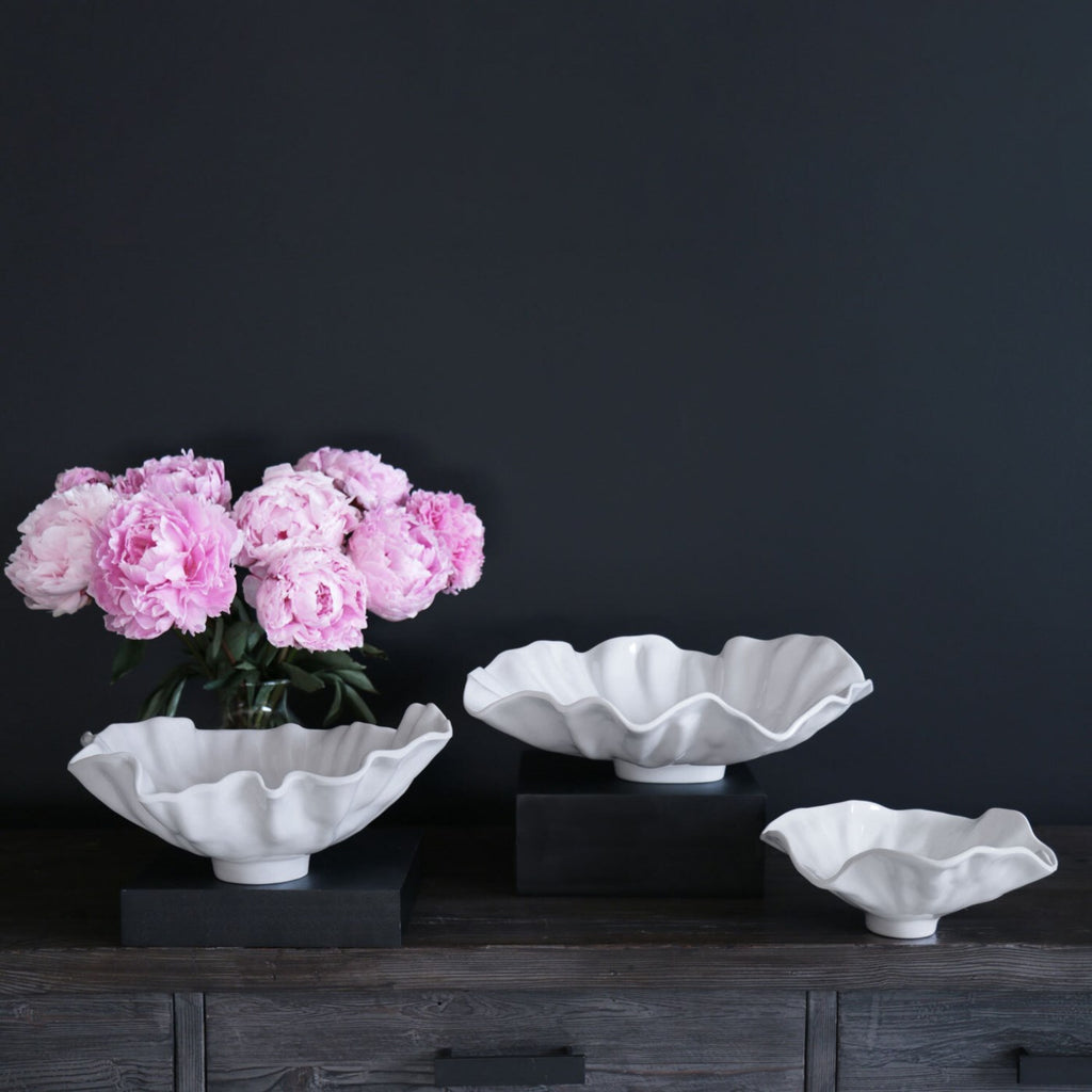 Bloom Small Bowl (White) - The Nifty Decor