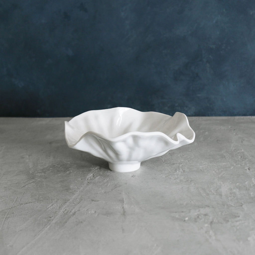 Bloom Small Bowl (White) - The Nifty Decor
