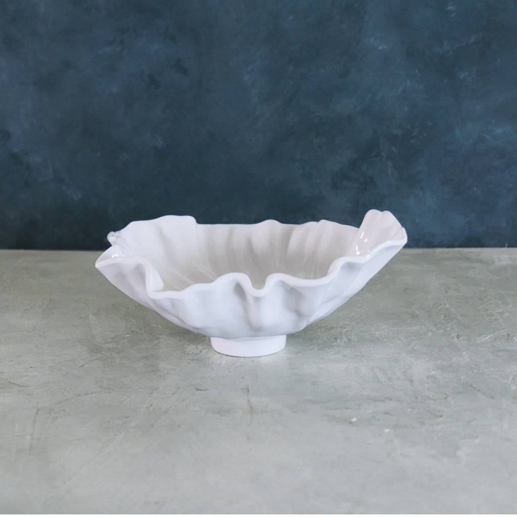 Bloom Medium Bowl (White) - The Nifty Decor