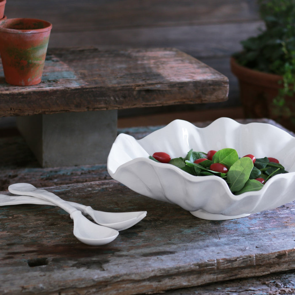 Bloom Large Bowl (White) - The Nifty Decor