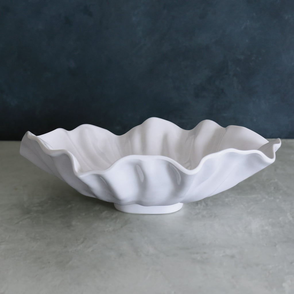Bloom Large Bowl (White) - The Nifty Decor