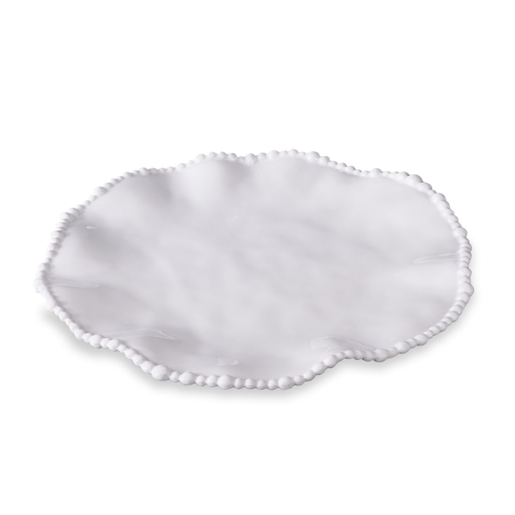 Alegria 11" Dinner Plate Set of 4 (White) - The Nifty Decor