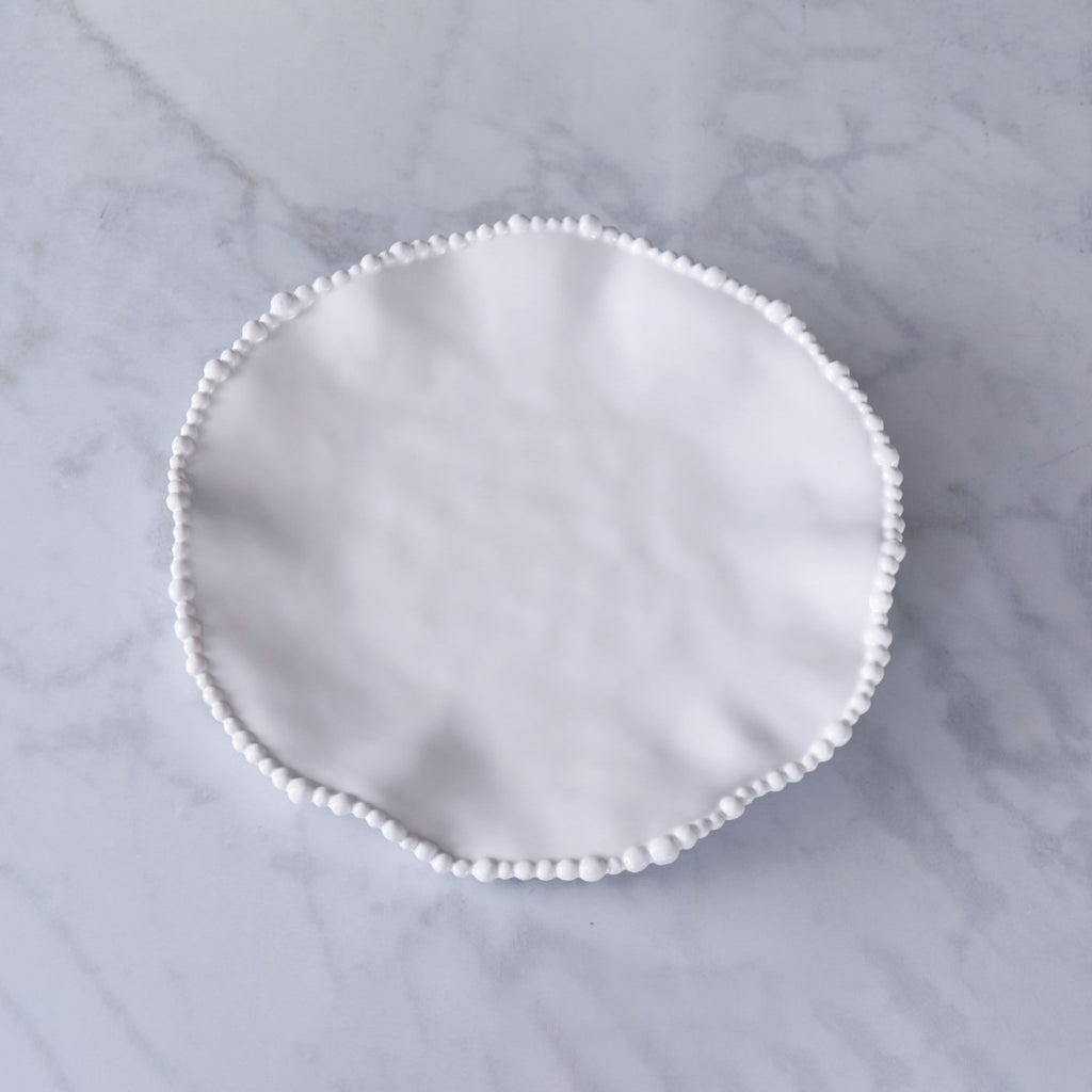 Alegria 11" Dinner Plate Set of 4 (White) - The Nifty Decor