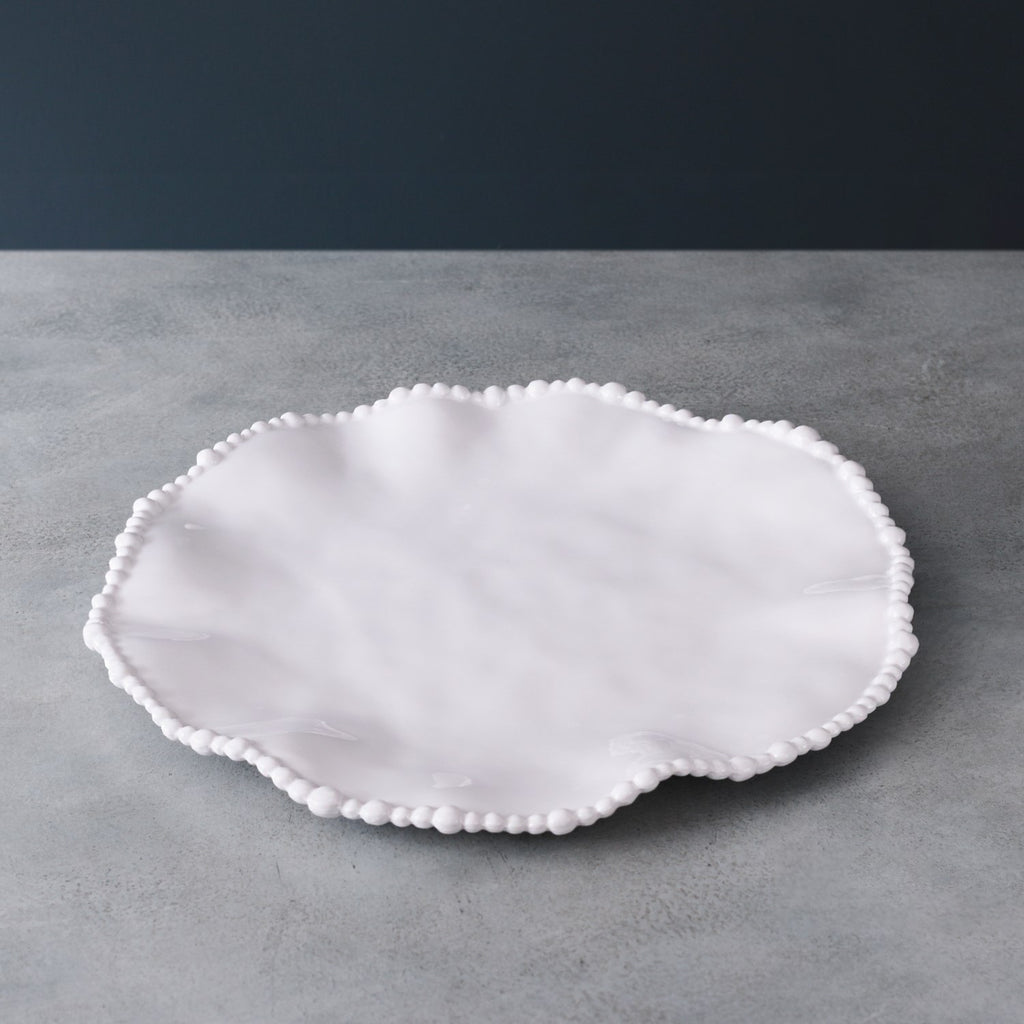 Alegria 11" Dinner Plate Set of 4 (White) - The Nifty Decor