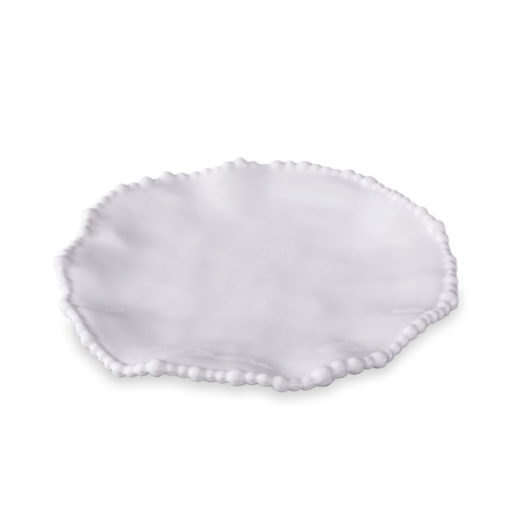 Alegria 9" Salad Plate Set of 4 (White) - The Nifty Decor