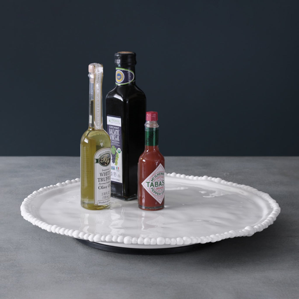 Alegria 14" Lazy Susan (White) - The Nifty Decor