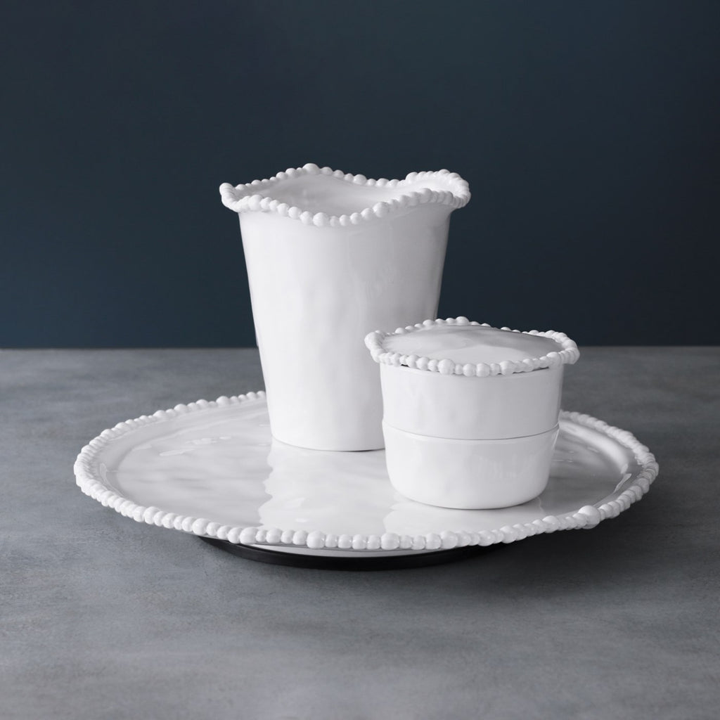 Alegria 14" Lazy Susan (White) - The Nifty Decor