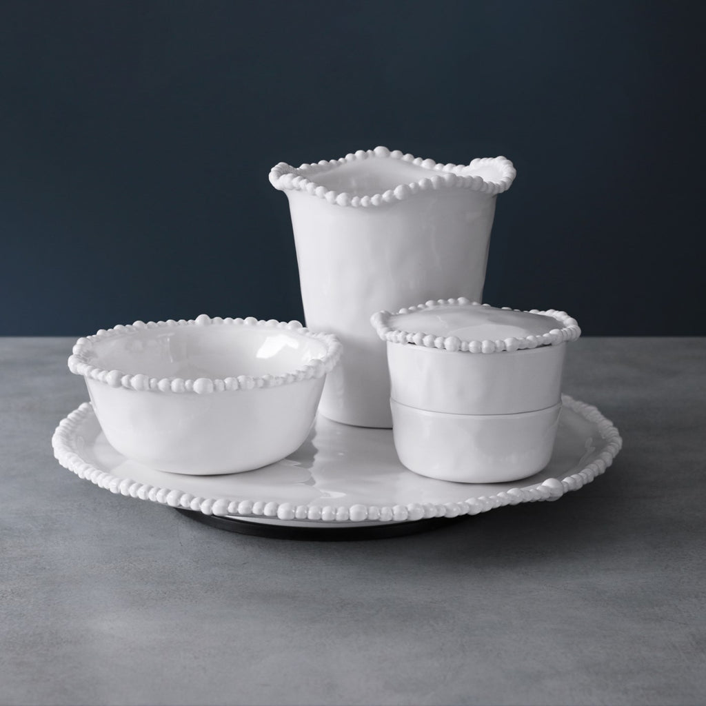 Alegria 14" Lazy Susan (White) - The Nifty Decor