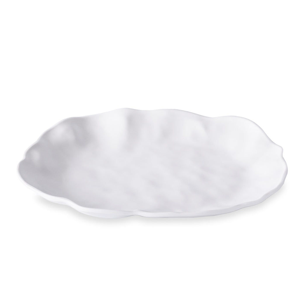 Nube Large Oval Platter (White) - The Nifty Decor