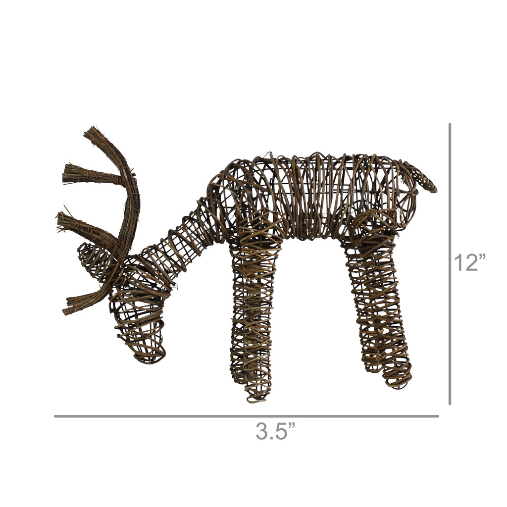 Twig Stag - Grazing - The Nifty Decor
